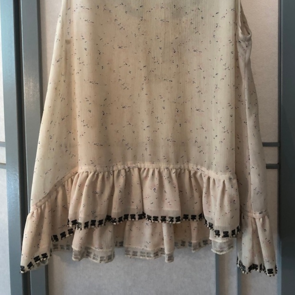 Pepe Jeans London Embellished Ruffle Top - Picture 6 of 6